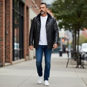 Bonz New Zealand Lambskin Shearling Lined Jacket